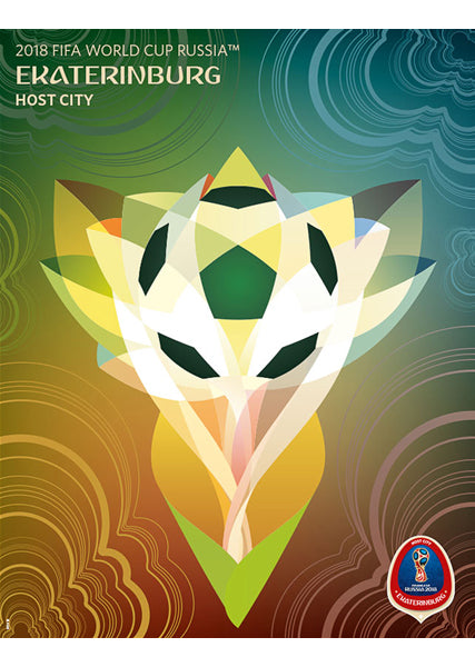 FIFA World Cup 2018 Russia Official Host City Poster (Ekaterinburg) - Sports Endeavors