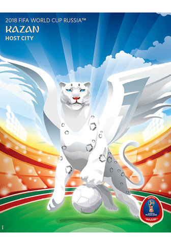 FIFA World Cup 2018 Russia Official Host City Poster (Kazan) - Sports Endeavors