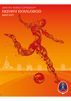 FIFA World Cup 2018 Russia Official Host City Poster (Nizhny Novgorod) - Sports Endeavors