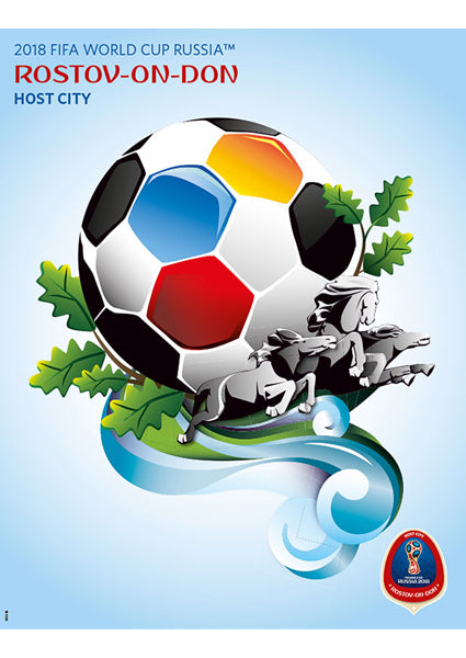 FIFA World Cup 2018 Russia Official Host City Poster (Rostov-On-Don) - Sports Endeavors