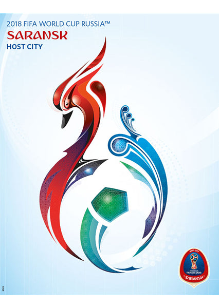 FIFA World Cup 2018 Russia Official Host City Poster (Saransk) - Sports Endeavors