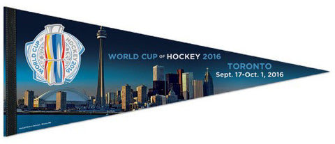 World Cup of Hockey Toronto 2016 "Skyline" Premium Felt Pennant - Wincraft Inc.