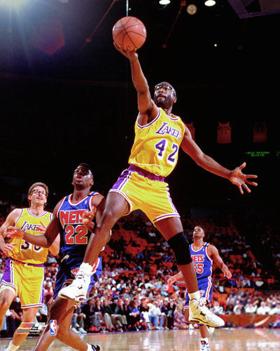 James Worthy "Showtime" (c.1992) Los Angeles Lakers Premium Poster Print - Photofile Inc.