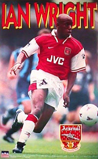 Ian Wright "Action" Arsenal FC Poster - Starline 1997