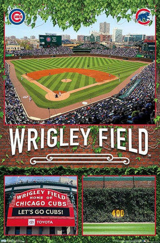 Wrigley Field Art Chicago Cubs World Series Champs Fly the 