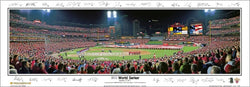 World Series 2011 St. Louis Cardinals Busch Stadium Panoramic Poster Print (w/28 Sigs) - Everlasting