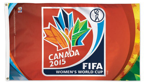 FIFA Women's World Cup Soccer Canada 2015 Official Event Logo 3'x5' BANNER FLAG - Wincraft