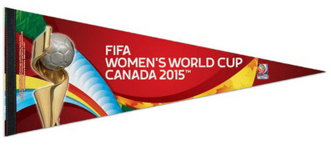 FIFA Women's World Cup Soccer Canada 2015 Official Premium Felt Pennant - Wincraft