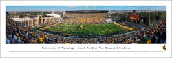 Wyoming Cowboys Football Stadium Gameday Panoramic Poster Print (2017) - Blakeway Worldwide