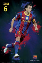Xavi Hernandez "SuperAction" FC Barcelona Poster - G.E. (Spain)