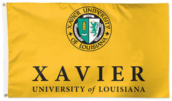 Xavier University of Louisiana Gold Rush Official NCAA Deluxe 3'x5' Team Logo Flag - Wincraft Inc.