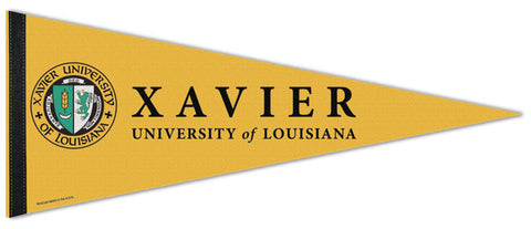 Xavier University of Louisiana Gold Rush Official NCAA Team Logo Premium Felt Pennant - Wincraft Inc.