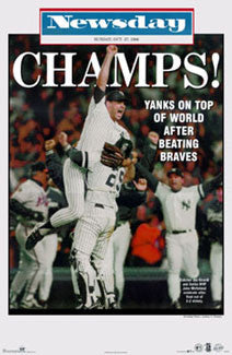 New York Yankees 1996 World Series Champions Poster (Newsday Front Page) - OSP Publishing