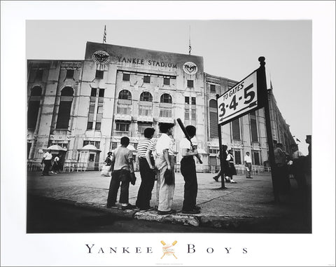 Yankee Stadium 1948 "Yankee Boys" Classic Baseball Memories 16x20 Poster - Image Source