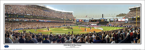 Yankee Stadium 2008 MLB All-Star Game Panoramic Poster Print