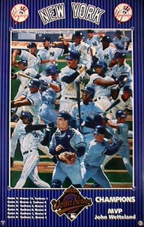 New York Yankees 2009 World Series Champions Commemorative Poster -  Costacos Sports