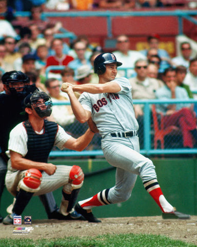 MLB Boston Red Sox (Carl Yastrzemski) Men's Cooperstown Baseball Jersey.