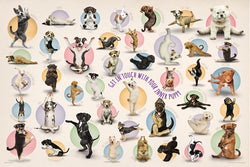 Yoga Dogs "Get In Touch With Your Inner Puppy" Poster - Eurographics Inc.