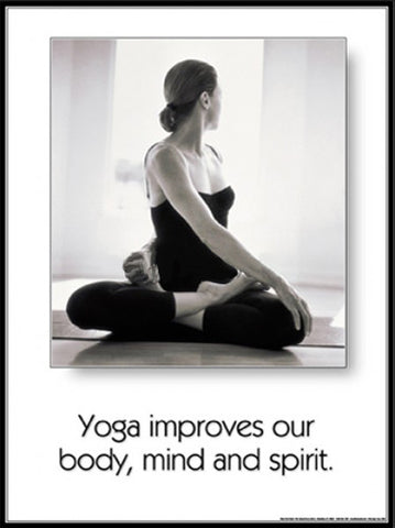 Yoga "Body, Mind and Spirit" Motivational Poster - Fitnus