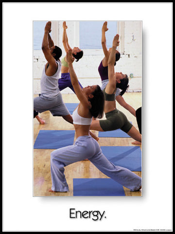Yoga "Energy" Motivational Poster - Fitnus Corp.