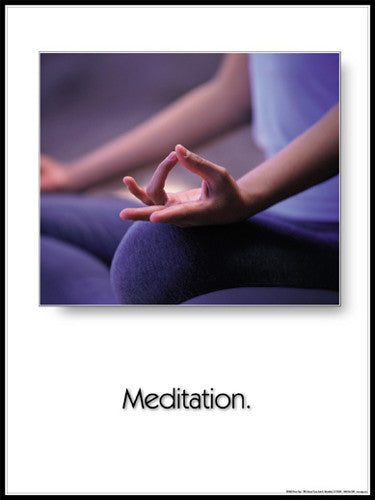 Yoga Meditation (Easy Pose) - Fitnus Corp. – Sports Poster Warehouse