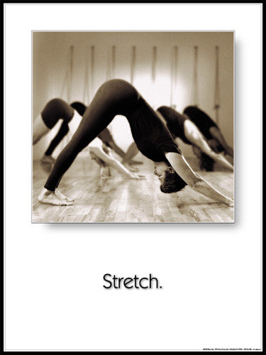Yoga "Stretch" (Dog Pose) Motivational Poster - Fitnus