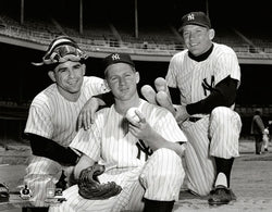 New York Yankees "Yogi, Whitey and The Mick" (1956) Premium Poster Print - Photofile