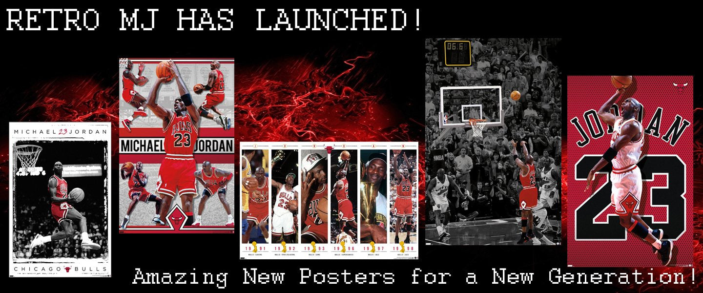 Michael Jordan Retro Poster Collection